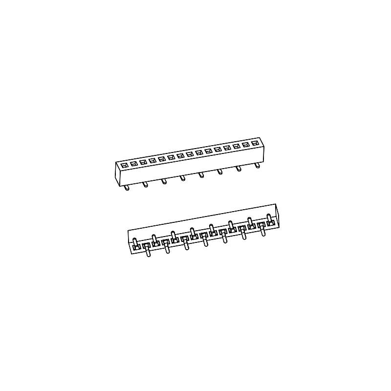 Female Header PH2.00*H2.20mm SMT Single row Series